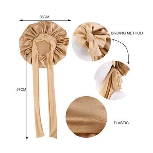 Women Satin Sleeping Hat Night Sleep Cap for Women Shower Ca