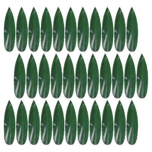 100 Pcs for Table Bamboo Leaves Dish Decor Tableware Plate
