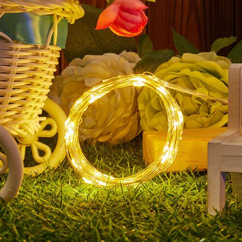 10m 100 led outdoor christmas fairy lights warm white copper
