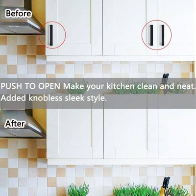 10Pcs Hidden Soft Quiet Close Closer Concealed Cabinet Rebou