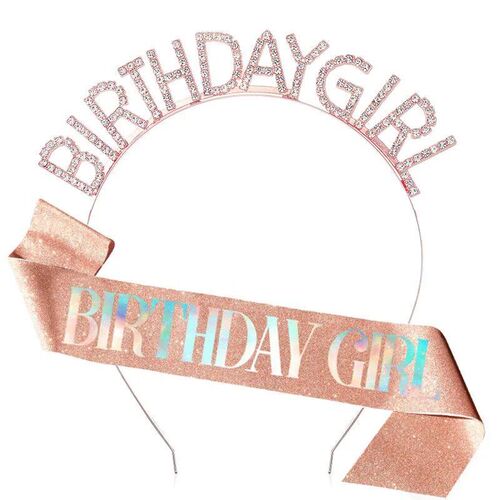 Birthday Girl Hair Band Sweet Girl Headdress Birthday Party