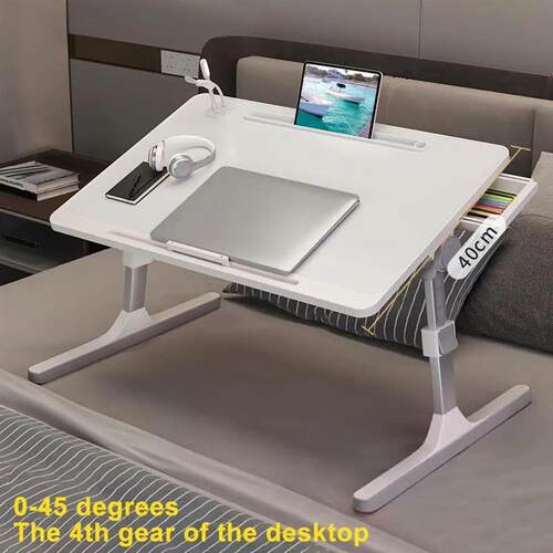 Laptop Bed Tray Table, Height Angle Adjustable Laptop Bed St