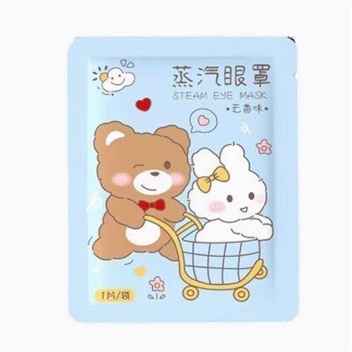 Self-heating warm eye mask, disposable steam eye mask, light