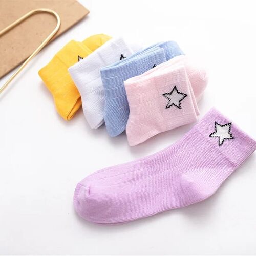 5 Pairs Per Lot Kids Socks Autumn Winter Children Cotton Car