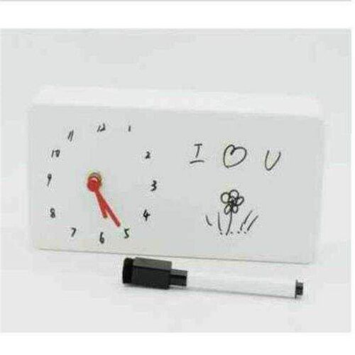Memo Clock With Message Board and 1 Mark Pen table clock