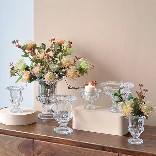 Nordic Vase Ornaments Glass Vases Dry Flower Home Decoration