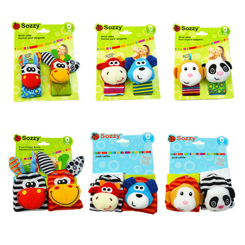 Baby Toys 0 6 12 Months Cute Stuffed Animals Baby Rattle Soc