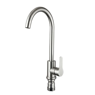 Kitchen splash proof household rotating hot and cold faucet