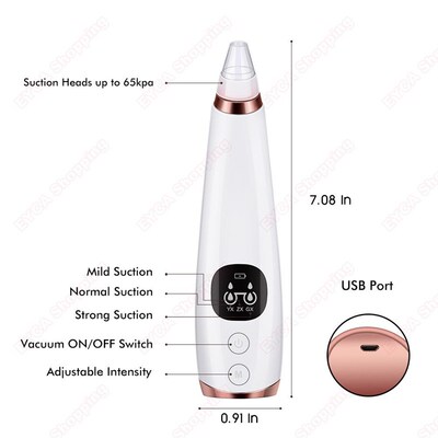 Blackhead Remover English Version Nose T Zone Pore Vacuum