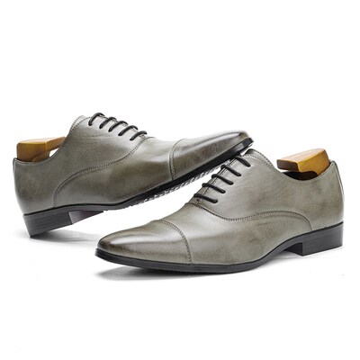 Classic leather dress shoes for men business shoes尖头男皮鞋