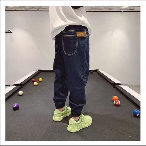 Boys Jeans Children Spring Autumn Korea Style Concise Ankle-