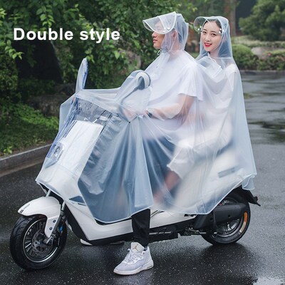 Transparent Windproof Bicycle Motorcycle Raincoat Chubasquer