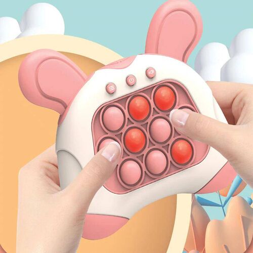 Pop Push Bubble Fidget Sensory Toys Whack A Mole Music Quick