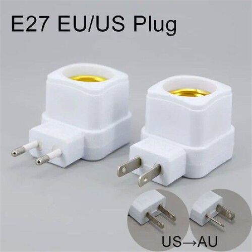 EU US AU plug 110v 220v square AC power E27 LED Light Lamp