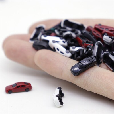 1:250-300 Scale Miniature Cars Model Toys Painted ABS Plasti