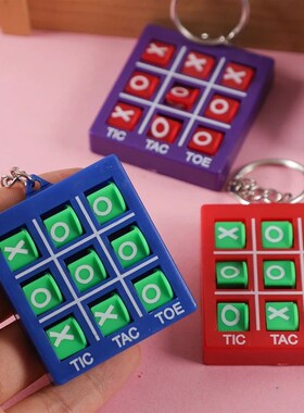 4Pcs Mini Interest Chess Board Brain Game Tic Tac Toe Toys K