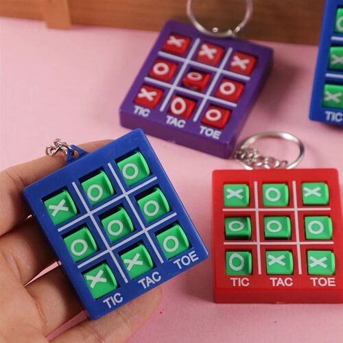 4Pcs Mini Interest Chess Board Brain Game Tic Tac Toe Toys K