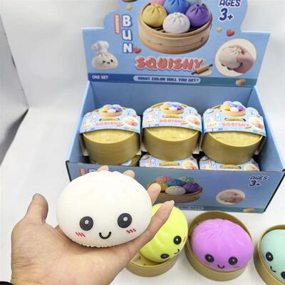 -Colorful Simulated Dumpling Squishy Relaxing Relieve Anxiet