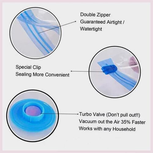 10PCS vacuum bag gift getter pump storage compression bag 1