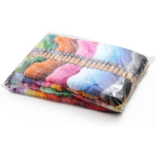 50 colors, 100 colors, cross stitch thread, rainbow color,