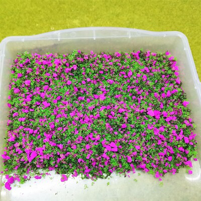 Bottled micro landscape architecture model ree powder grass