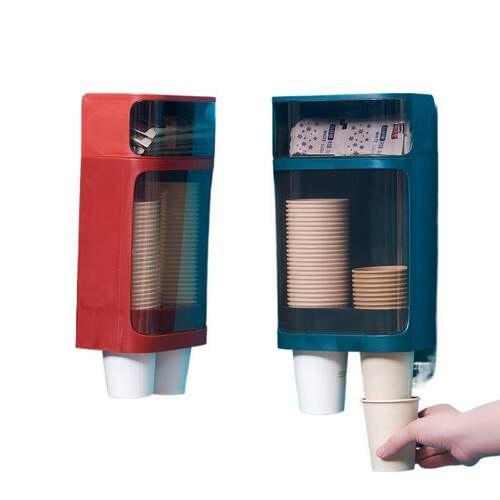 Wall-mounted disposable cup holder, automatic cup dispenser,
