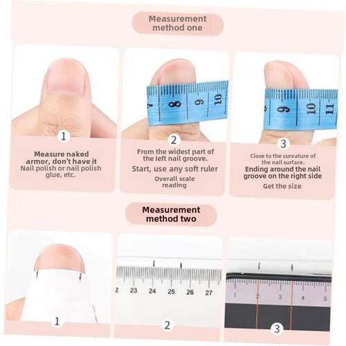 24pcs Short Square Fake Nails Colorful French False Nails De