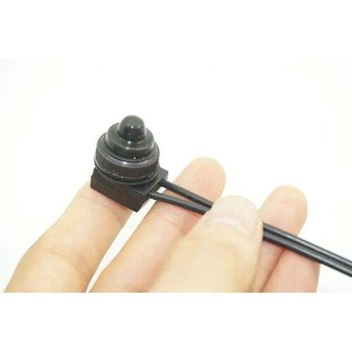 10pcs/lot 12V Waterproof Rubber Push Button On Off Switch &