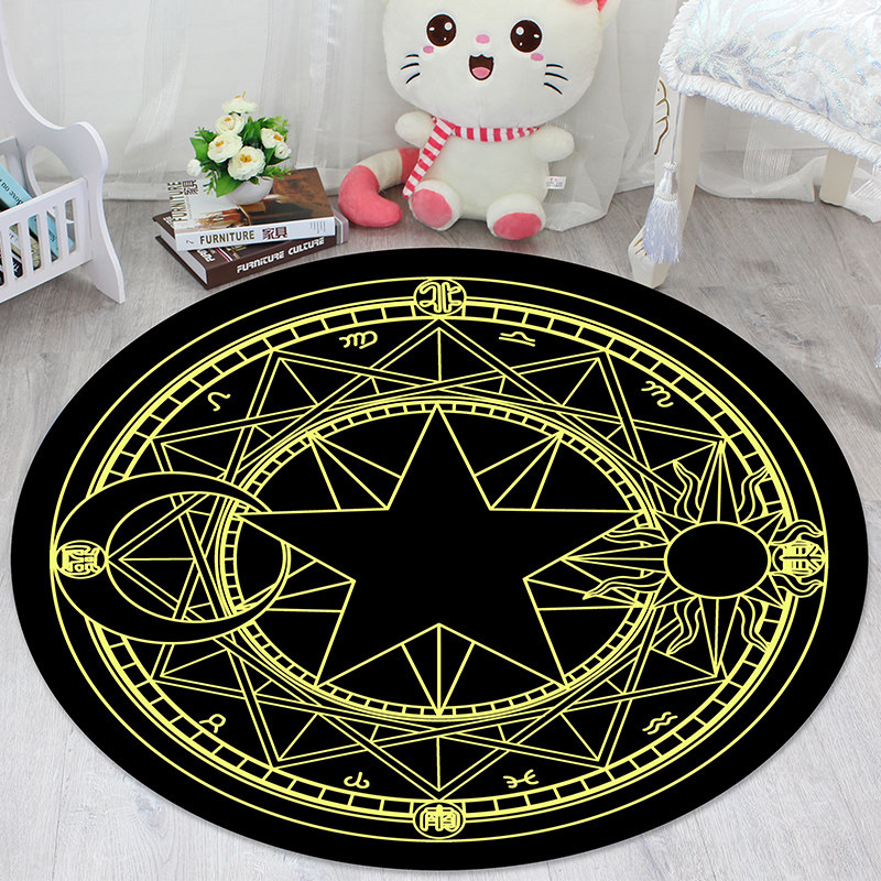 可爱卡通圆形地毯客厅卧室儿童房梳妆台吊篮转椅电脑椅垫子圆地垫,居家布艺,地毯,淘宝优惠券,粉丝福利购,淘宝优惠卷