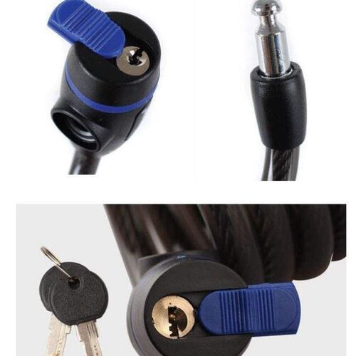 mor bike cycle bicycle scooter securi wire cle lock