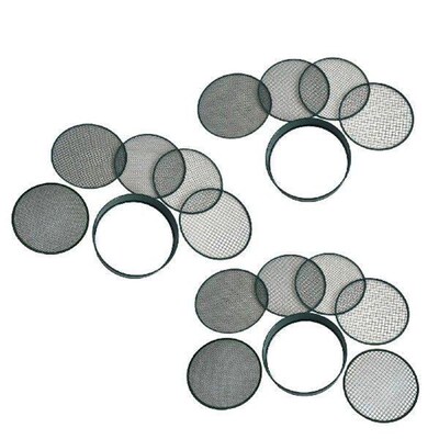 Garden Sieve with Interchangeable Mesh Sizes Accessory