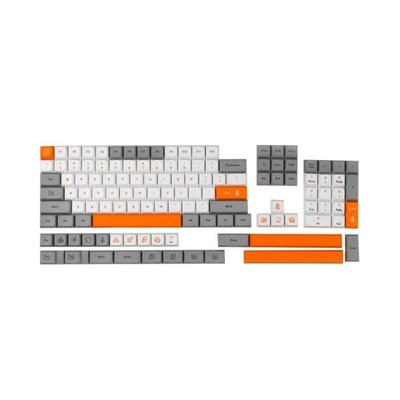 125pcs PBT Keycap XDA Profile Custom DYE-SUB Keycap for GK61