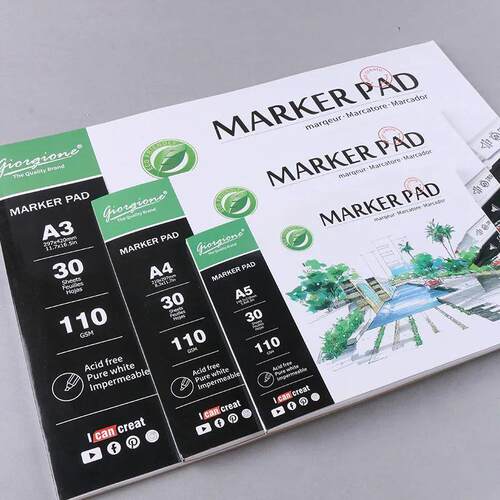 Marker Drawing Book 30 Sheets A3/A4/A5 Professional Marker P