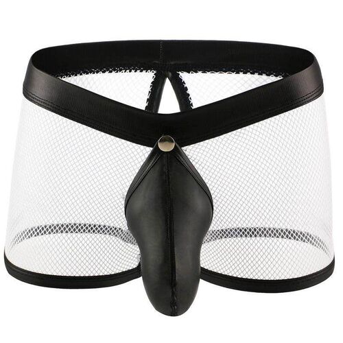 Mens flat underwear with high breathability and low waist