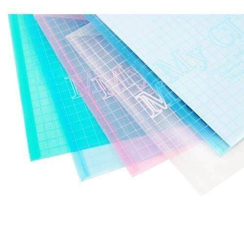 5 in 1 A4 Stud Plastic Popper Files Folders Document Wallet