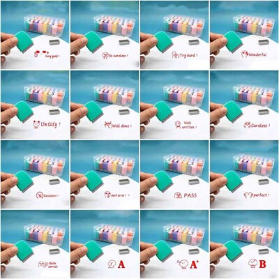 Kids Seal Photosensitive Chapter Children Toy Stamps Cartoon