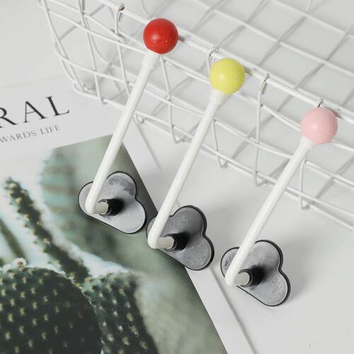No-drill hook dopamine hair tie organizer, bathroom hair acc