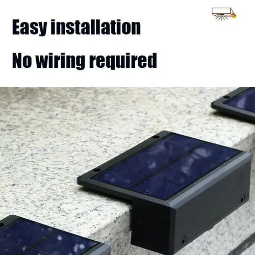 Solar Wall Lights IP65 Outdoor Square Solar Wireless Wall Mo