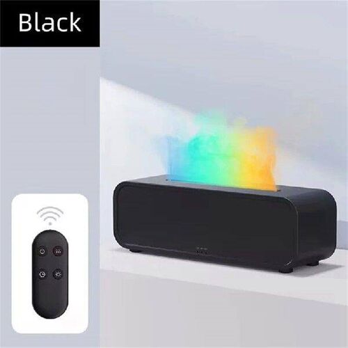 7-Color Light Simulation Flame Aromatherapy Machine Remote
