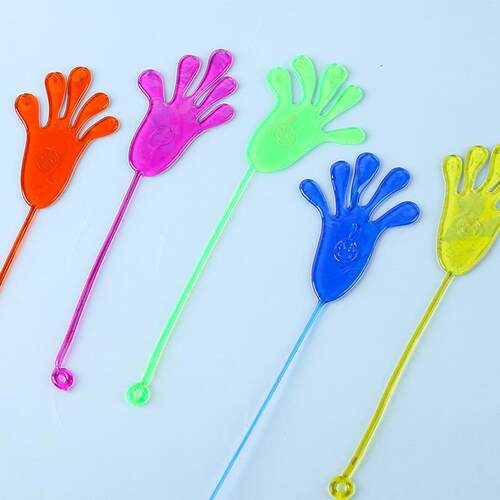 Nostalgic stretchy sticky hand toy for children, used for st