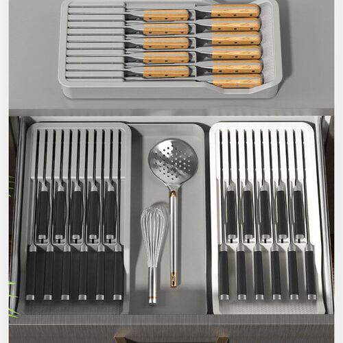 Knife Holder Organizer Box Cutlery Separator Rack Kitchenwar