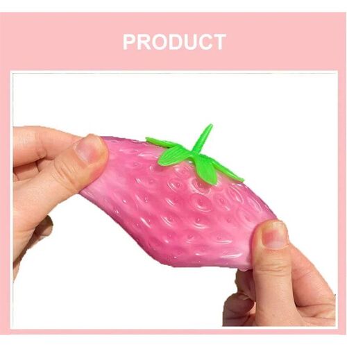 Simulated Color-changing Strawberry Squishy Kids Anti Stress