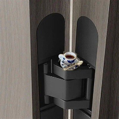 Hinge Head Home Decoration Vintage Teacup and Teaspoon Door