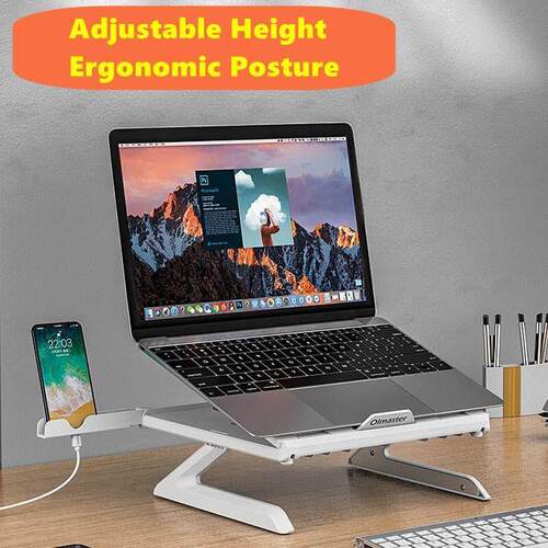 Laptop Stand for Desk, Ergonomic Sit, Stand Riser Adjustable