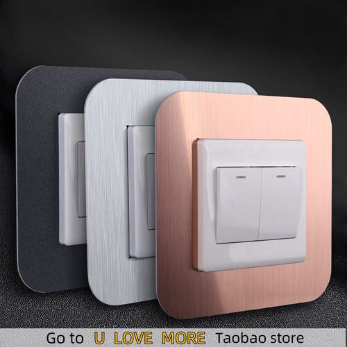 4Colors Acrylic Switch Sticker Anti-Dirty Switch Protective