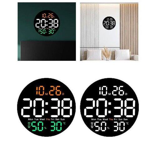 Digital Wall C Temperature/Humidity Mute LED C with