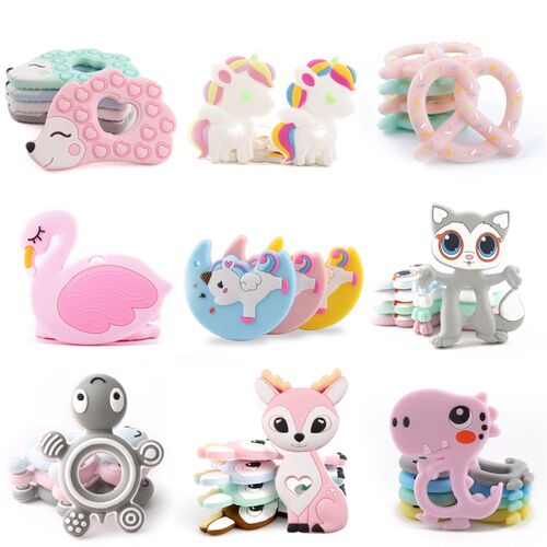 BPA Free Silicone Teethers Food Grade Tiny Rod DIY Teething