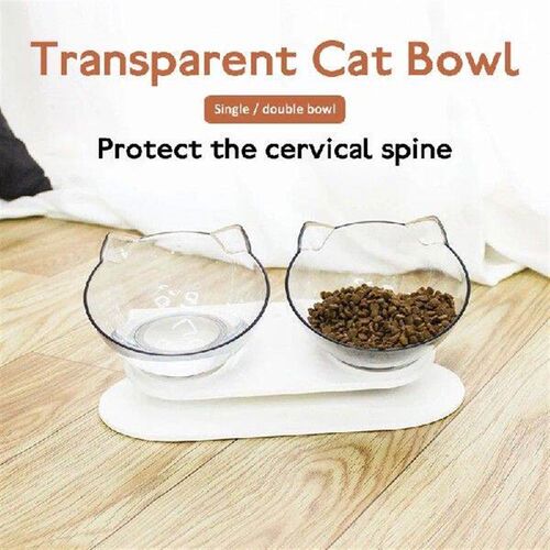3PCS Explosive Cat Double Bowl Cat Bowl Dog Bowl