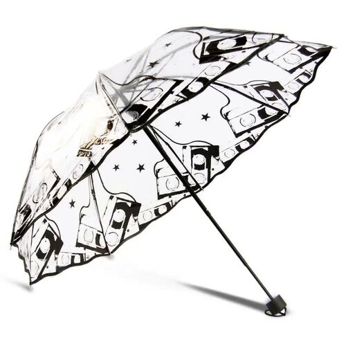 Women Transparent Umbrellas for Protect Against Wind and Rai