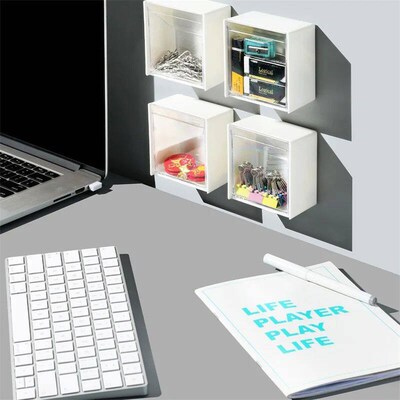 Household Supplies Plastic Wall Shelf Bathroom Organizer Mak